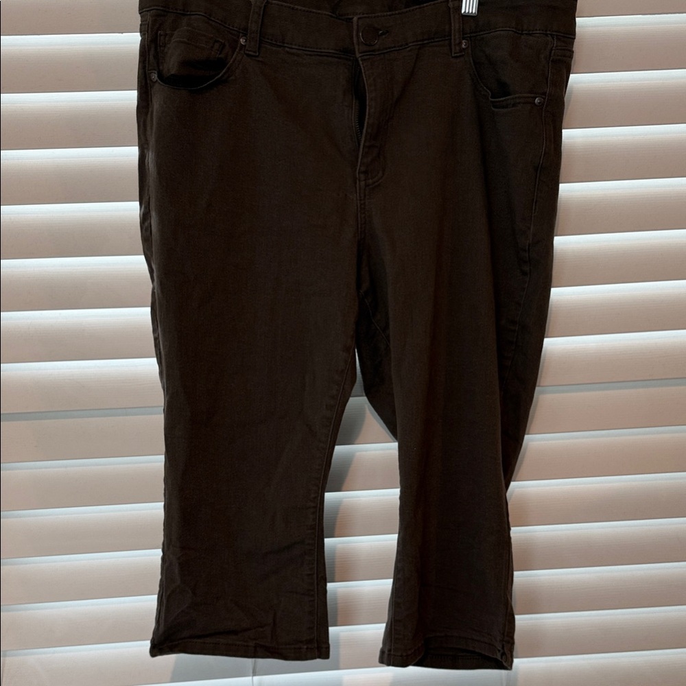 Dark green Cropped Pants